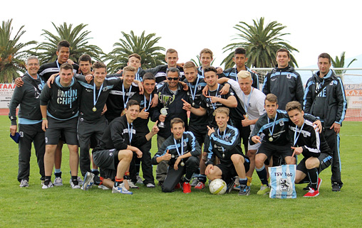 Die U16 der Löwen gewann den ATREUS PREMIER CUP im griechischen Argolida. Foto: P. Marx