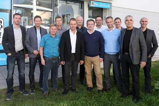 Der neue DFB-Sportdirektor Hansi Flick besuchte das Löwen-NLZ. Foto: sampics