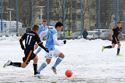TSV 1860 München U17 – Karlsruher SC, 0:1. Foto: T. Koch