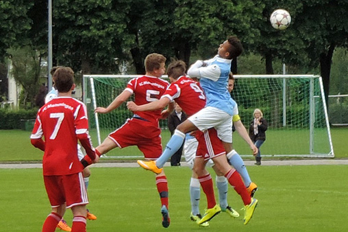 FC Memmingen – TSV 1860 München U16, 1:1. Foto: S. Gebhart