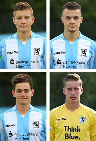 Oben: Martin Gambos, Eric Weeger. Unten: Alexander Fuchs, Marco Hiller. (Von links)