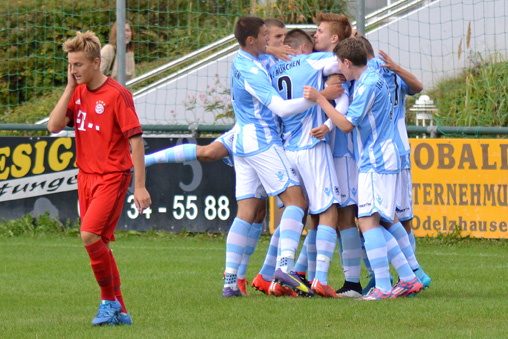 Derbysieger: U16-Junglöwen. Foto: TSV 1860
