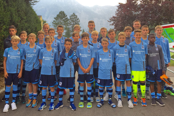 U14-Junioren in Obertraun. Foto: TSV 1860
