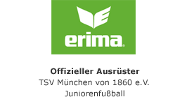 Erima - Offizieller Ausrüster, TSV München von 1860, Juniorenfußball