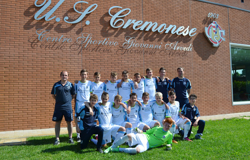 U14-Junglöwen in Cremona, Italien. Foto: TSV 1860