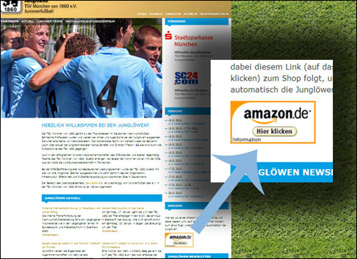 Kooperation mit amazon