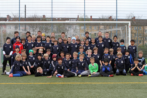 Löwen-Fußballschule, Trainingsgelände TSV 1860, Ostern 2012