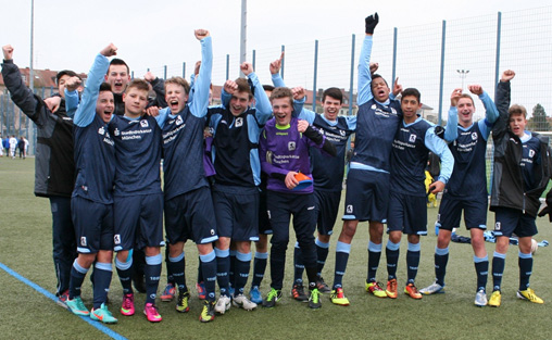 TSV 1860 U15 – SV Waldhof Mannheim 2:0. Foto: TSV 1860