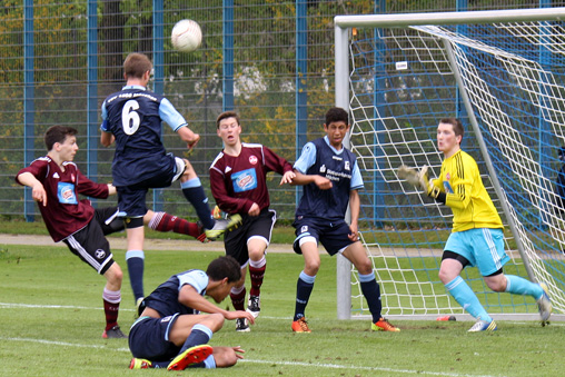 TSV 1860 U15 – 1. FC Nürnberg 2:2. Foto: T. Koch