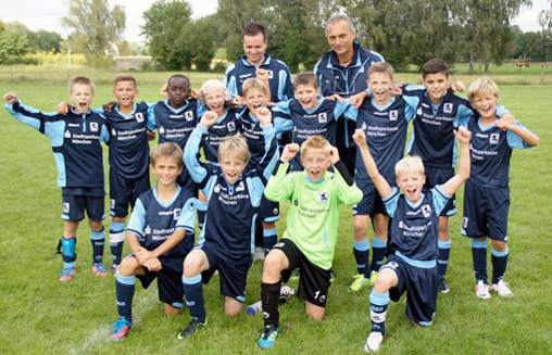 Die U11 des TSV 1860 in Glonntal