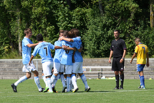TSV 1860 U17 – Karlsruher SC U17. Foto: T. Koch