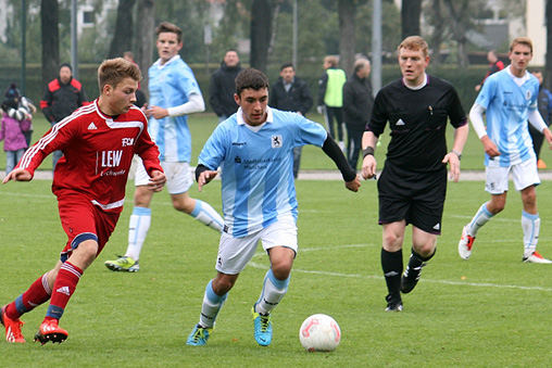 FC Memmingen – TSV 1860 U16 1:3. Foto: P. Marx