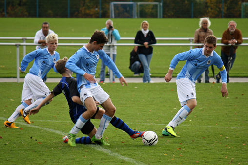 TSV 1860 U15 – SV Waldhof Mannheim 1:2. Foto: T. Koch
