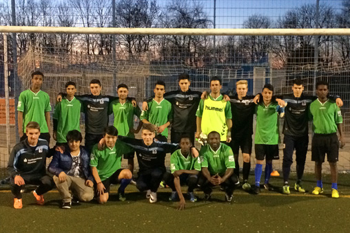 Die U16-Junglöwen und ihre Gäste aus der Heßstraße. Foto: TSV 1860