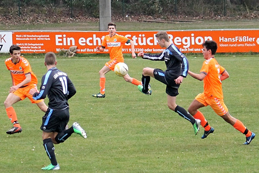 SpVgg Greuther Fürth U16  – TSV 1860 München, 1:0. Foto: P. Marx