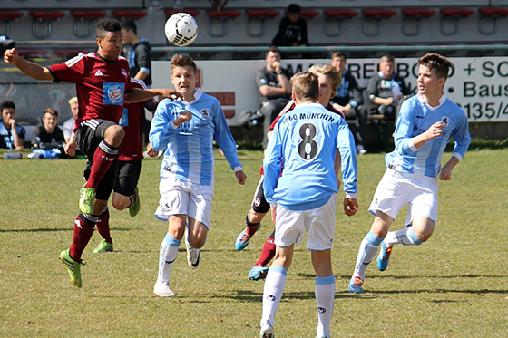 TSV 1860 München U16 – 1. FC Nürnberg, 2:2. Foto P. Marx