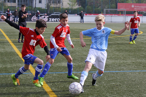 TSV 1860 München U11 – SpVgg Unterhaching 3:1. Foto: T. Koch