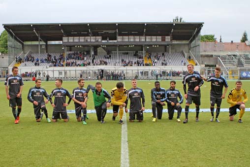 Gelungener Abschluss: Die U21 gewinnt das letzte Saisonspiel gegen Aschaffenburg mit 5:0. Foto: A. Wild