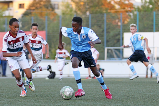 TSV 1860 U12 – FC Bayern 1:0. Foto: A. Wild