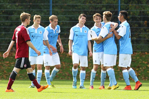 TSV 1860 U17 – 1. FC Nürnberg, 2:1. Foto: A. Wild