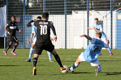 TSV 1860 U17 – VfB Stuttgart, 1:2. Foto T. Koch