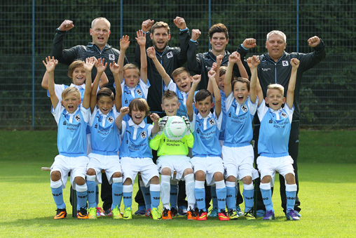 Die U10-Junglöwen des TSV 1860. Foto: A. Wild