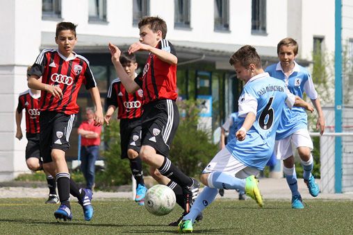 TSV 1860 München U13 – FC Ingolstadt, 5:0. Foto: T. Koch