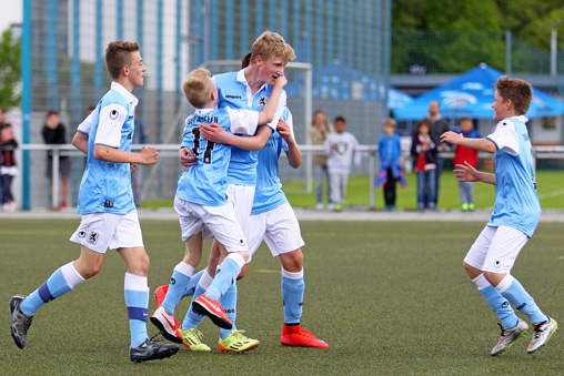 TSV 1860 München U13 – FC Bayern, 1:1 (1:1). Foto: Wild