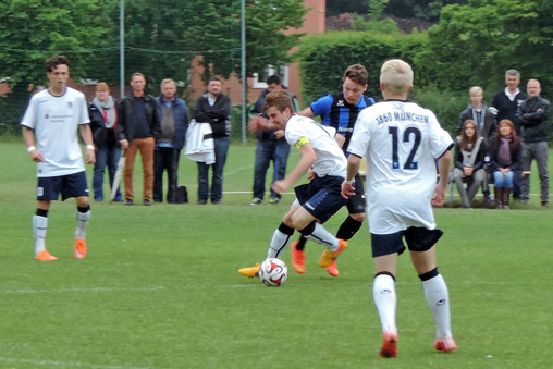 FSV Erlangen Bruck – TSV 1860 München U16 2:2 (1:1). Foto: S. Gebhart