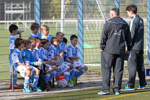 Die jüngsten Löwen: U10-Junioren des TSV 1860 München. Foto: A. Wild