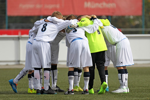 U12-Junioren des TSV 1860 München. Foto: A. Wild