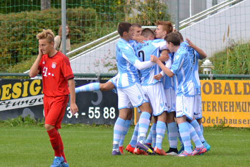 Derbysieg für die U16-Junioren im September 2015. Foto: TSV 1860