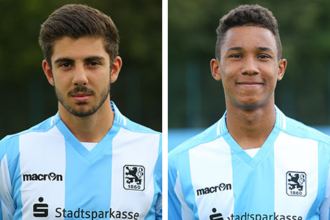 Moritz heinrich und Felix Uduokhai wurden in den Kader der U19-Nationalmannschaft berufen. Foto: TSV 1860