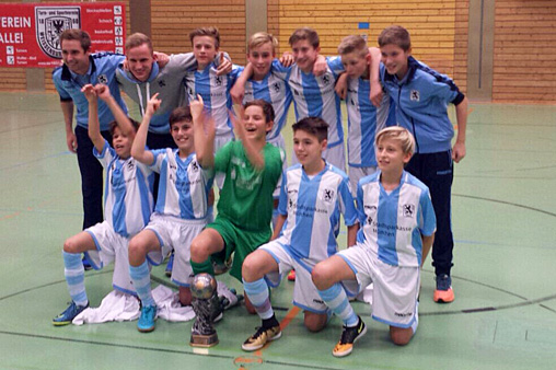 Turniersieger in Weißenburg: Die TSV 1860 U13-Junioren. Foto TSV 1860