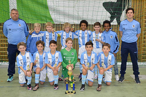 Die U10-Junioren des TSV 1860 München. Foto: TSV 1860