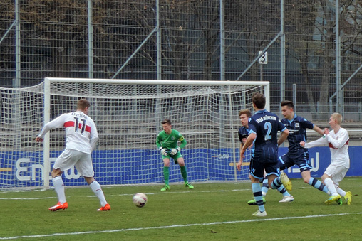 12.03.2016 VfB Stuttgart – TSV 1860 München 1:0. Foto: S. Gebhart