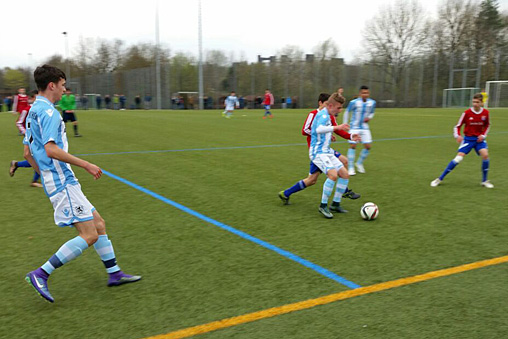 SpVgg Unterhaching – TSV 1860 München U15, 2:0. Foto: TSV 1860