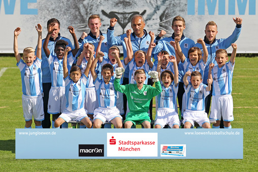 Sieger des Kreisfinales des Merkur Cups: U11-Junioren des TSV München von 1860. Foto: Anne Wild