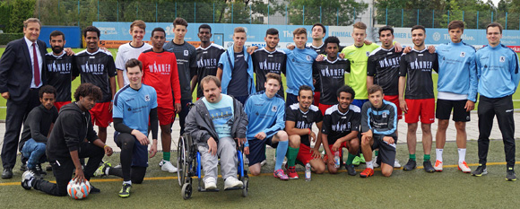 „Joblinge“ zu Gast an der Grünwalder Straße. Foto: TSV 1860