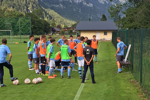 U17-Junglöwen im Trainingslager in Obertraun. Foto: TSV 1860