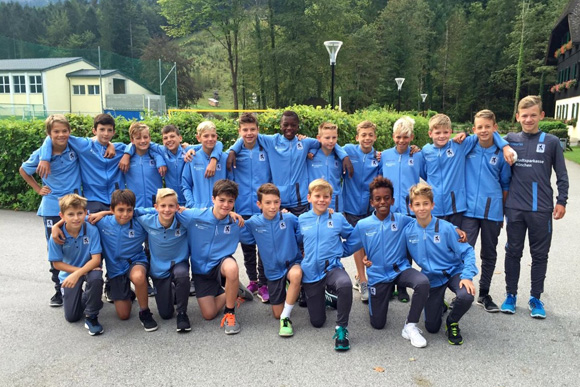 U13-Junglöwen im Trainingslager in Obertraun. Foto: A. Wild