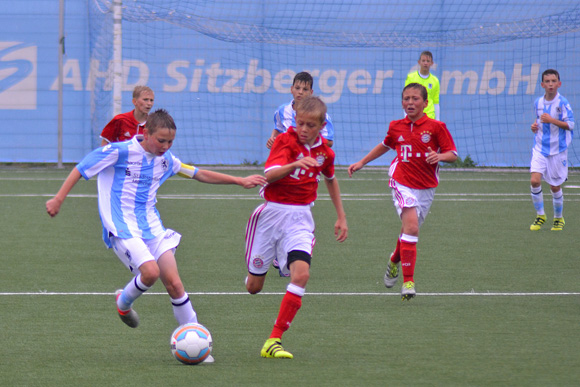 TSV 1860 München U13 – FC Bayern 2:2. Foto: TSV 1860