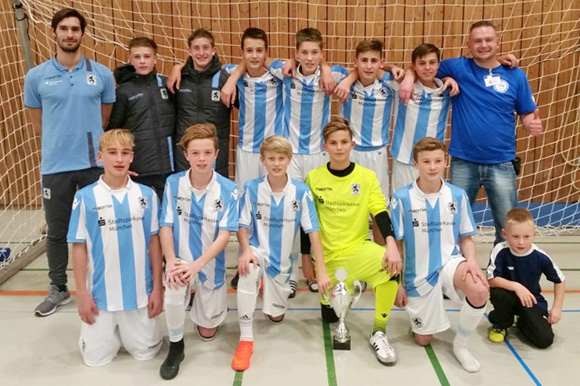 Dritter Platz beim Hallenturnier in Süßen: U14-Junglöwen. Foto: TSV 1860