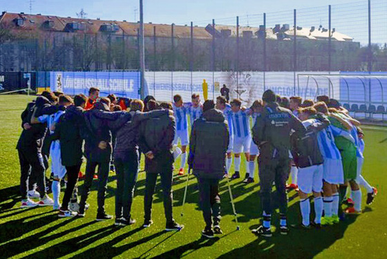 3:0-Sieg gegen Kaiserslautern: U17-Junglöwen. Foto: TSV 1860