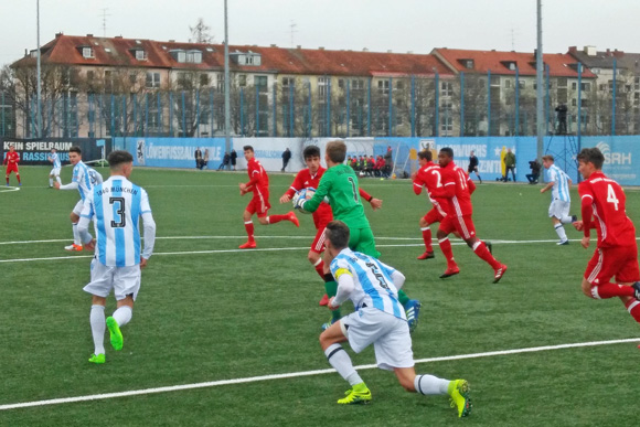 Niederlage im Derby: U17-Junioren. Foto: TSV 1860