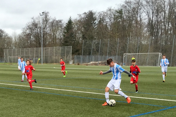 1. FC Heidenheim - TSV 1860 München U14 1:8. Foto: TSV 1860