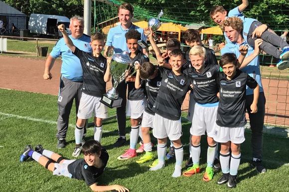 Sieger des „Cortexpower Cups“: U10-Junglöwen. Foto: TSV 1860