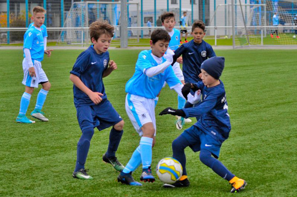 4:0-Heimsieg gegen Maccabi Frankfurt: U11-Junglöwen. Foto: TSV 1860