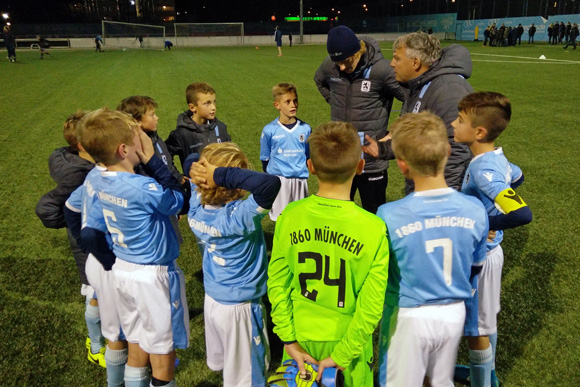 Gute Leistung beim Derby unter der Woche: U10-Junglöwen. Foto: TSV 1860