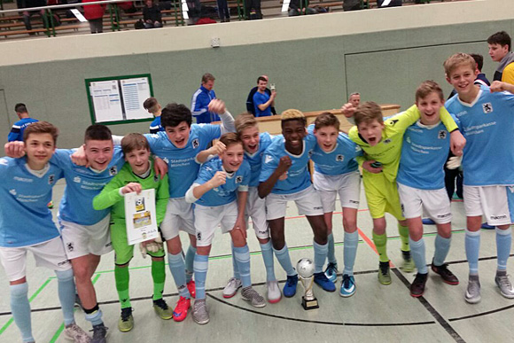 Turniersieger in Sonderhausen: U14-Junglöwen. Foto: TSV 1860